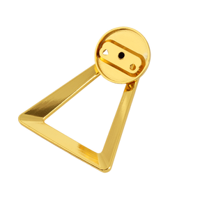 Vente en gros de poignées de porte de meubles triangulaires en alliage de zinc, anneau de traction pour placard de cuisine de luxe, poignées et boutons décoratifs pour canapé - Product Image 2