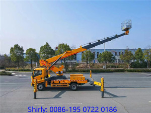 HOWO 12-36 mètres de chariot élévateur à godet télécommandé plate-forme de travail aérien camions d'opération à haute altitude - Product Image 5