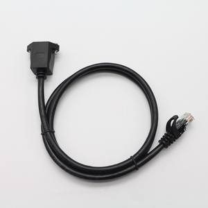 Panel Mount RJ45 Extension <b>Cable</b> - Male to Female Ethernet Network Cord with Wall Plate for Secure Installation - Product Image 3