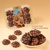 Biscuits aux pépites de chocolat double, étiquette privée, OEM, ODM, emballage personnalisé, biscuits au chocolat pour marque