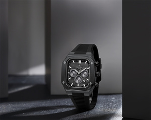 NAVIFORCE 8037 <span class=keywords><strong>BBB</strong></span> All Black Silicone Big Dial Small Three Needle Relojes de pulsera de cuarzo para hombres Luxury Small Three Needle Watches - Product Image 4
