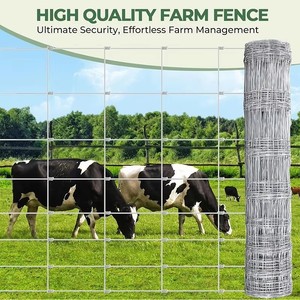 Galvanized Iron Wire Cattle <b>Net</b> 8ft Farm Enclosure <b>Fence</b> for Australian Ranch to Prevent Deer and Wild Animals - Product Image 2