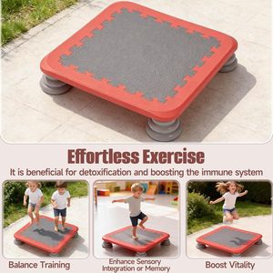 Planche à rebondir pour enfants, trampolines pour enfants, jouets sensoriels d'équilibre, trampoline pour bébé, planche à rebondir pour tout-petits - Product Image 3