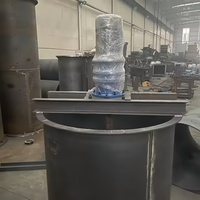 Cuve d'agitation robuste pour l'exploitation minière, capacité 5/8/10 m³, moteur pour mélange solide-liquide, marque Ascend, certifiée ISO CE