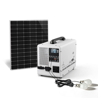 Stasiun Daya Portabel LiFePO4 300W 500W Terlaris 1000WH Generator Tenaga Surya UPS Gelombang Sinus Murni Dua Arah Darurat Rumah Tangga
