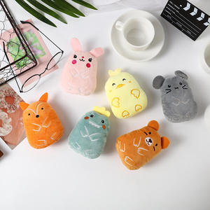 Juguete para masticar mascotas, ratón, zorro, forma bonita, Animal de peluche, Gato interactivo, hierba gatera, juguete para masticar, algodón PP, dientes limpios - Product Image 1