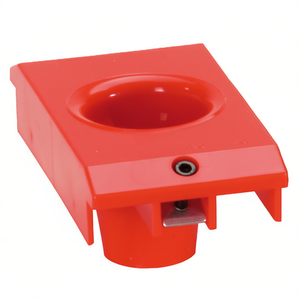 Douilles de support de cône Fervi pour extracteurs d'engrenages, insert en plastique rouge avec goupille métallique - Product Image 2