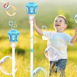 Chengji Summer Outdoor <strong>Bubble</strong> Gun Electronic Soap Blowing <strong>Machine</strong> Street Lamp Shape Fun <strong>Bubble</strong> <strong>Machine</strong> with Light - Product Image 3