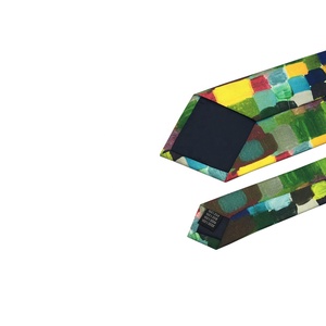 Nouveauté <span class=keywords><strong>cravate</strong></span> personnalisée aquarelle printemps <span class=keywords><strong>hollande</strong></span> tulipe jardin imprimé à la main cravates 100% soie cravates colorées pour hommes - Product Image 4