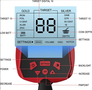 Detector de metales de alta sensibilidad caza del tesoro de alta precisión de mano al aire libre oro plata cobre detección - Product Image 5