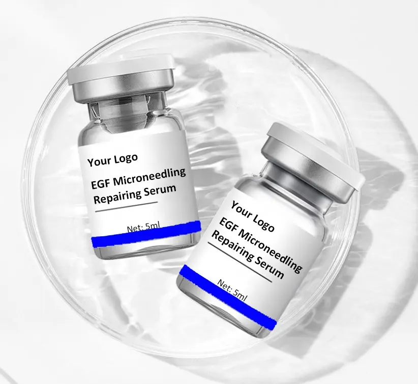 Private Label Méso Sérum Ampoule Anti-âge Peptides Réparateurs Sérum d'acide hyaluronique pour Microneedling