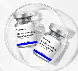 プライベートラベルMesoSerum Ampoule Anti Aging Repairing Peptides Serum Hyaluronic acid Serum for Microneedling