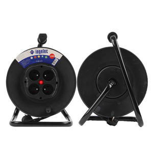 Carrete de bobinado de alta potencia <span class=keywords><strong>Ingelec</strong></span>, enchufe Industrial de 25m, carrete móvil, protección contra fugas, calibre europeo estándar europeo - Product Image 3