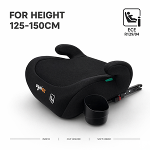 Cuscino Rialzo <span class=keywords><strong>Auto</strong></span> per Bambini Senza Schienale OEM I-Size ECE R129 <span class=keywords><strong>con</strong></span> Rivestimento Rimovibile e Lavabile + <span class=keywords><strong>ISOFIX</strong></span> per Bambini da 125-150 cm - Product Image 1