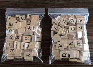 Nhà Máy Cung Cấp Trực Tiếp Gỗ Thư Gạch Bằng Gỗ Scrabble Chữ Cho Hàng Thủ Công Trang Trí Bảng Chữ Cái Crossword Tường Thư - Product Image 5