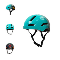 Casco de Ciclismo Personalizado Directo de Fábrica, Casco Inteligente de Seguridad para Adultos, Casco de Ciclismo con Luz LED para Carretera para Hombre
