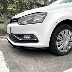 สปลิตเตอร์หน้า Volkswagen Polo 6R 6C สีดำเงา สไตล์แต่ง ปี 2009-2017 - Product Image 1