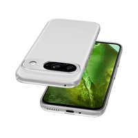 Coque de téléphone ultra-fine transparente en TPU moulé par injection, marque pour Google Pixel 9/8 PRO, protection souple anti-jaunissement