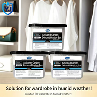 Boîte de déshumidification domestique au charbon actif, déshydratant au chlorure de calcium, absorbant l'humidité et anti-humidité
