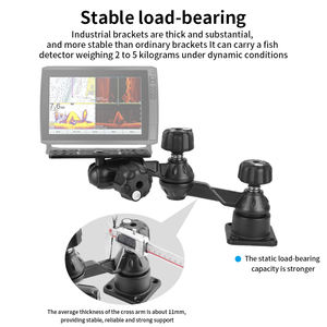 VINmounts Support sondeur en aluminium 7-16" avec serrure, bras renforcé, pour sondeurs et électronique marine - Product Image 4