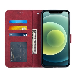 Funda de cuero tipo cartera Retro Line <span class=keywords><strong>para</strong></span> <span class=keywords><strong>IPhone</strong></span> 17 Air 16 15 14 13 Mini 12 Pro Max 8 7 X XR 6 Plus, funda con soporte <span class=keywords><strong>para</strong></span> teléfono y correa Vintage - Product Image 5