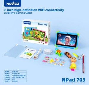 Tùy chỉnh bán buôn <span class=keywords><strong>Android</strong></span> 13 <span class=keywords><strong>7</strong></span> inch trẻ em Máy tính bảng 4GB RAM 128GB Rom trẻ em pre-cài đặt giáo dục ứng dụng <span class=keywords><strong>Android</strong></span> trẻ em Máy tính bảng PC - Product Image 6