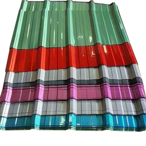 <span class=keywords><strong>Precio</strong></span> al por mayor Acero corrugado Color Ral 1000mm 0,4mm Hojas de hierro para techos Hoja de acero de metal corrugado para construcción - Product Image 6