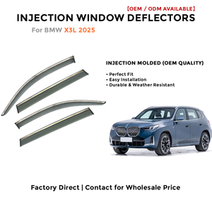 Déflecteurs de fenêtre latérale pare-pluie pour Toyota LC200 2008-2019 accessoires auto - Product Image 2