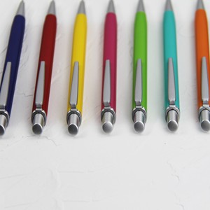 Bolígrafo <span class=keywords><strong>de</strong></span> punta cuadrada con pulsador <span class=keywords><strong>de</strong></span> cuatro puntos, semimetálico - Product Image 2