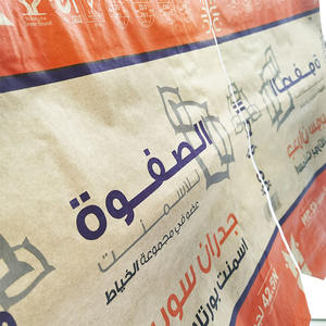 Bolsa de válvula de papel Kraft ecológica personalizada con impresión offset tejida de PP laminada para embalaje de cemento - Product Image 3