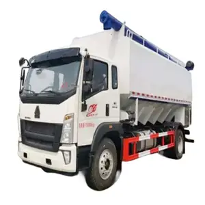 Camión de alimentación y Silo camión a granel para alimentación animal howo sinotruck camión a granel de alimentación animal para la venta