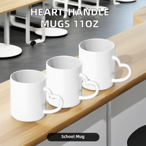 <span class=keywords><strong>Tazza</strong></span> americana in ceramica bianca 11 oz con manico a forma di <span class=keywords><strong>cuore</strong></span> <span class=keywords><strong>tazza</strong></span> da caffè sublimazione con Logo personalizzato - Product Image 5