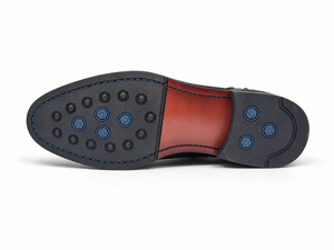 Zapatos Oxford de vestir formales con cordones y punta redonda de cuero genuino para hombre, color marrón - Product Image 3