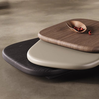 Forme artistique Table basse irrégulière créative Type de sol moderne minimaliste salon petit appartement Unique asymétrique