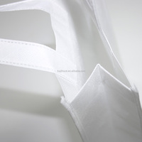 Sac fourre-tout A4 vierge en non-tissé Topjlh pour sublimation, idéal pour l'impression par transfert thermique, sac de courses personnalisé pour événements