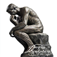 Statue grandeur nature en bronze de coulée de conception célèbre de haute qualité david vente
