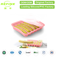 Moule en silicone personnalisé pour saucisses, DIY, pour hot-dogs, antiadhésif, pour la cuisson du pain, des bonbons, des gâteaux, sans BPA, compatible lave-vaisselle et four