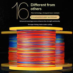 <span class=keywords><strong>Ligne</strong></span> de <span class=keywords><strong>pêche</strong></span> tressée en polyéthylène 16 brins, 100 mètres, pour <span class=keywords><strong>la</strong></span> <span class=keywords><strong>pêche</strong></span> en mer et en rivière, corde de pointe pour <span class=keywords><strong>canne</strong></span> <span class=keywords><strong>à</strong></span> gros gibier - Product Image 1