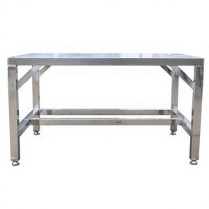 Table de préparation de cuisine en acier inoxydable antirouille à <span class=keywords><strong>prix</strong></span> d'usine, table de travail robuste avec support diagonal pour <span class=keywords><strong>restaurant</strong></span> et barbecue - Product Image 1