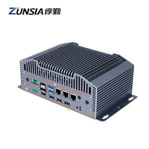 Zunsia 12th Gen N97 N305 Fanless Caso Computador Industrial <span class=keywords><strong>3</strong></span> LAN RJ45 POE 6 * Com 2 * DDR5 CAN POE X86 Compact Embedded Mini PC - Product Image 1