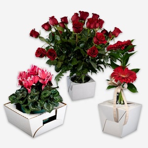 Wholesale custom floral boxes packaging box flower vase floral gift packaging box