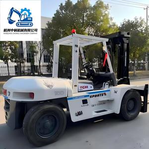 מלגזה משומשת <span class=keywords><strong>TCM</strong></span> FD100 10 טון עם מנוע מקורי, משלוח מהיר, רכיבים מרכזיים משומשים FD30 FD45 FD50 FD60 FD70 FD80 - Product Image 1