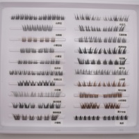 Kit d'extension de cils professionnel 120+ styles, cils en grappe volumineux, vente en gros, DIY, usine source, marque privée, en vrac, individuels, OEM