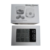 Ensemble de glaçons en pierre glacée pour whisky Glaçons réutilisables Boissons Vin Bière Refroidisseur Barware Cubes Cadeau Ensemble de pierre à whisky