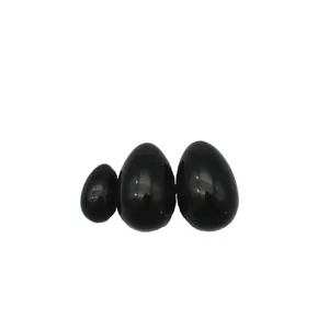Zwart Obsidiaan Yoni Eieren Voor Vrouwen Bekkenbodemspieren Healing Stone ei Black Obsidian