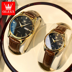 OLEVS 6629 lujo China hombre reloj mecánico <span class=keywords><strong>Excel</strong></span> cuero banda impermeable fecha pantalla personaje negocios reloj de pulsera - Product Image 3