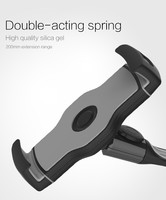 Support mural Ledetech à forte ventouse pour téléphone et tablette, en verre et métal, avec 2 bras réglables et rotation à 360 degrés – Meilleure vente