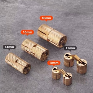 Charnières de meubles modernes en laiton doré, petites, avec ouverture à 180 degrés et fixation par vis, pour boîte à bijoux en bois – Approvisionnement direct usine - Product Image 4