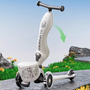 Produit promotionnel Flash magnétique polyvalent PU roue silencieuse Scooters pour enfants 3 roues Kick Scooter pour enfants - Product Image 4