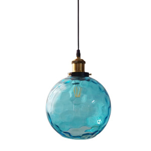 Lampe suspendue moderne en verre ondulé pour bar, couloir, chambre, salle à manger, balcon, style minimaliste et élégant, idéale pour le dropshipping Shopify - Product Image 1